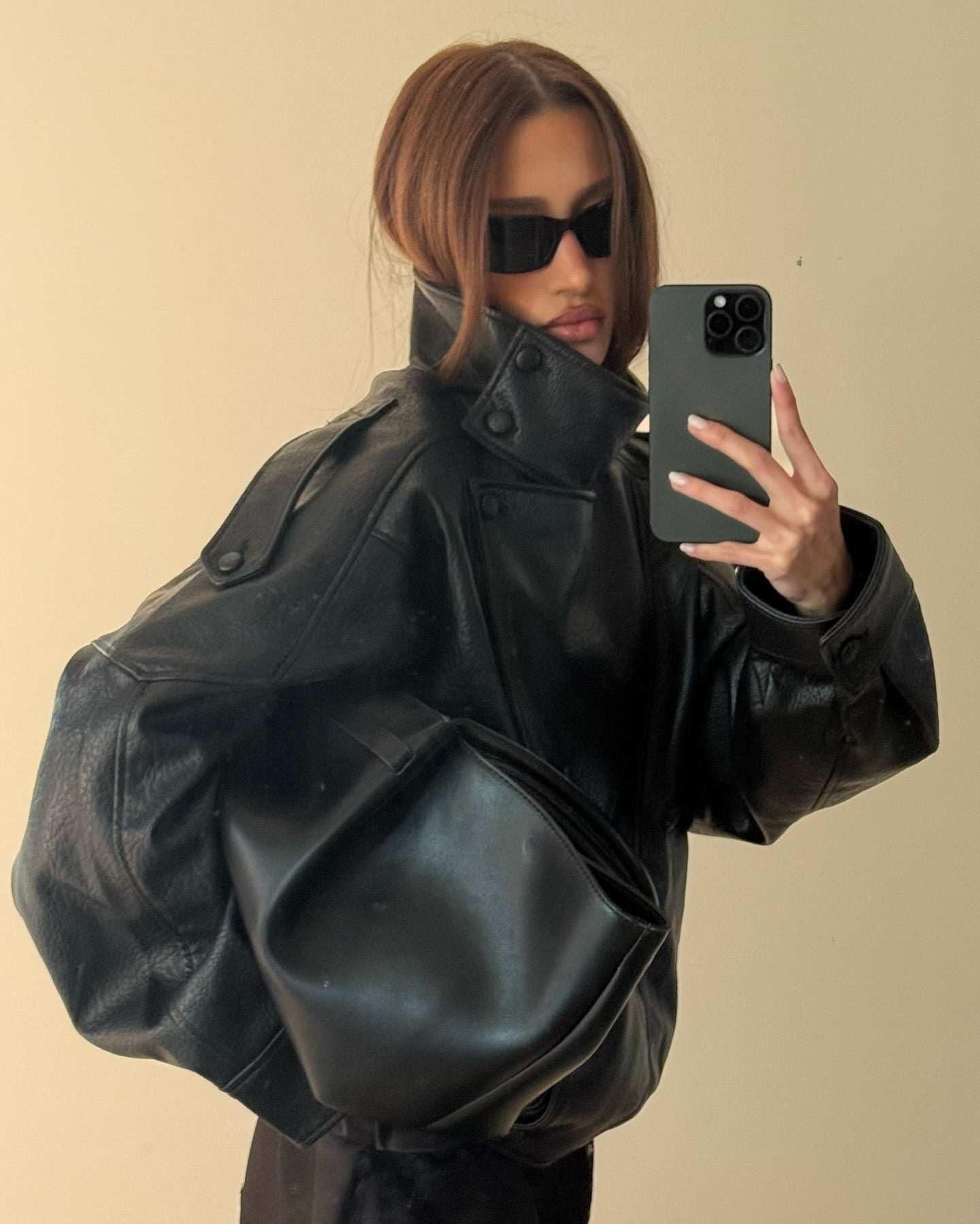 Novesca Faux Leather Jacket