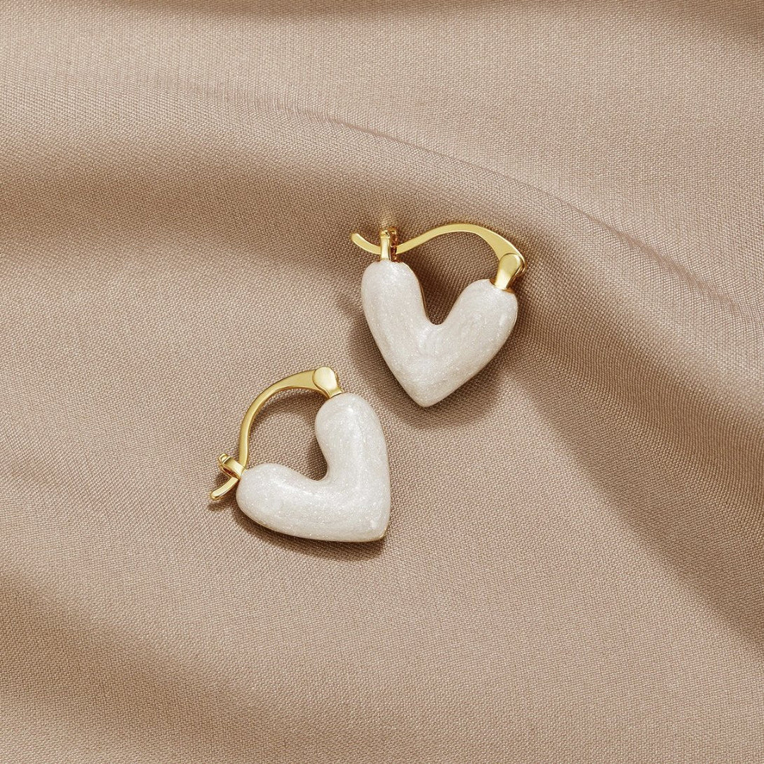 Maya - Pure Heart Drop Earrings