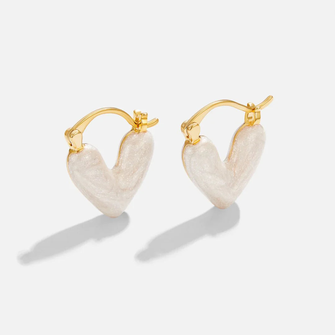 Maya - Pure Heart Drop Earrings