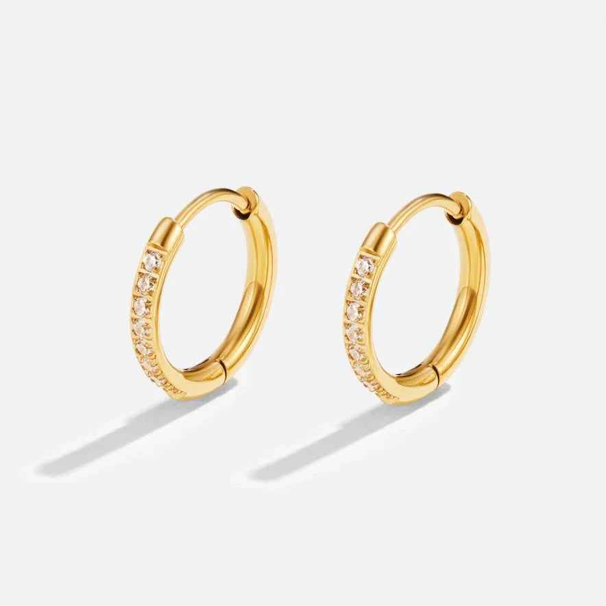 Zoey - Eternity Hoop Earrings