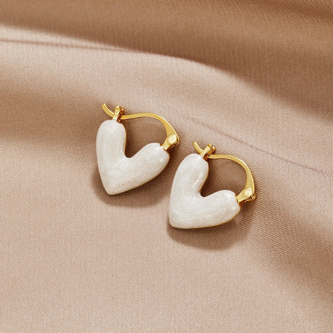 Maya - Pure Heart Drop Earrings