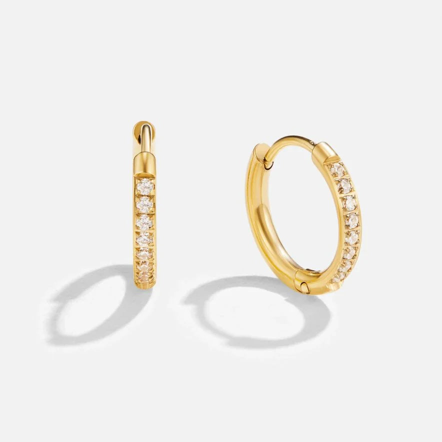 Zoey - Eternity Hoop Earrings