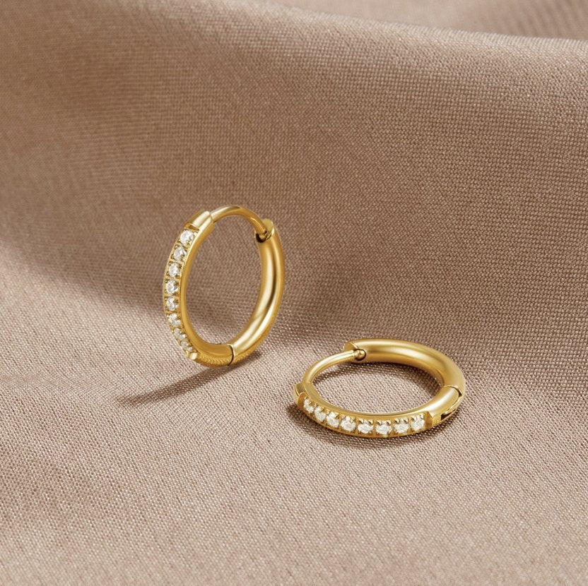 Zoey - Eternity Hoop Earrings